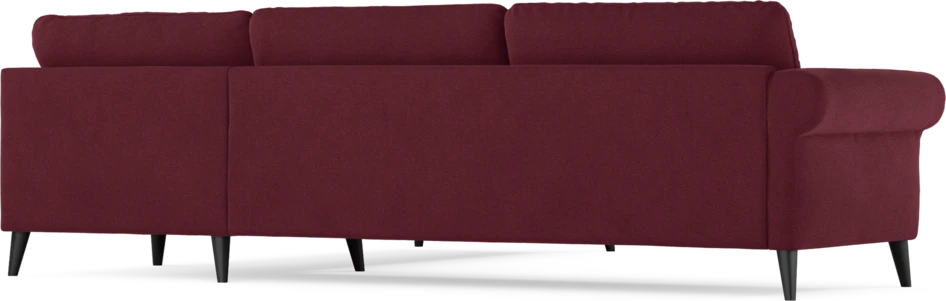 Bridge - Hörnsoffa, 3+2-sits - Röd