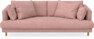 Harper - 3-sits soffa, hel dyna - Rosa