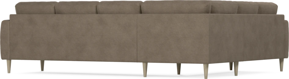 Eden - Hörnsoffa, 2+3-sits - Brun