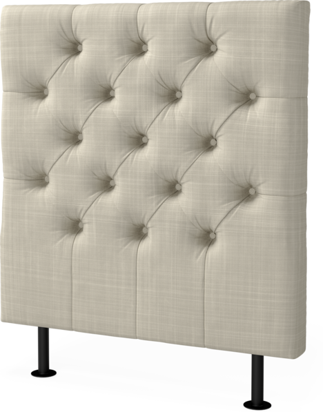 Cape pikerad - Sänggavel, 90-210 cm - Beige
