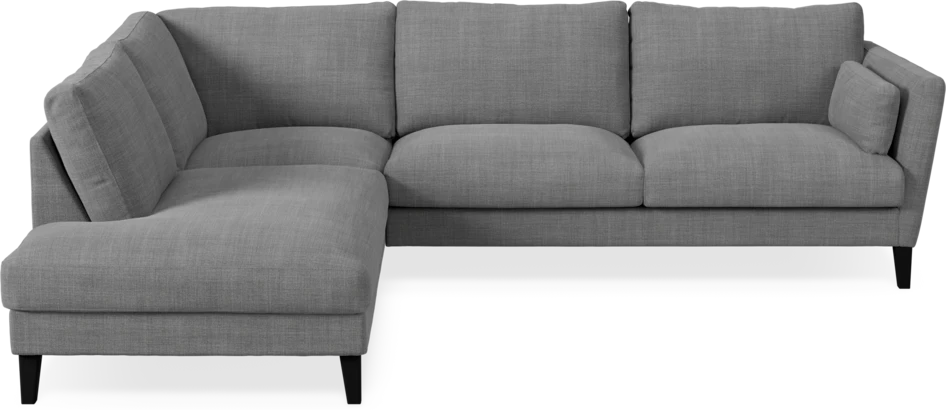 Winston - 3-sits soffa med divan vänster - Grå