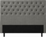 Delux Pikerad XL - Sänggavel, 90-210 cm - Grå