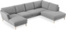Madison Lux - 2-sits soffa med schäslong vänster och divan höger - Grå
