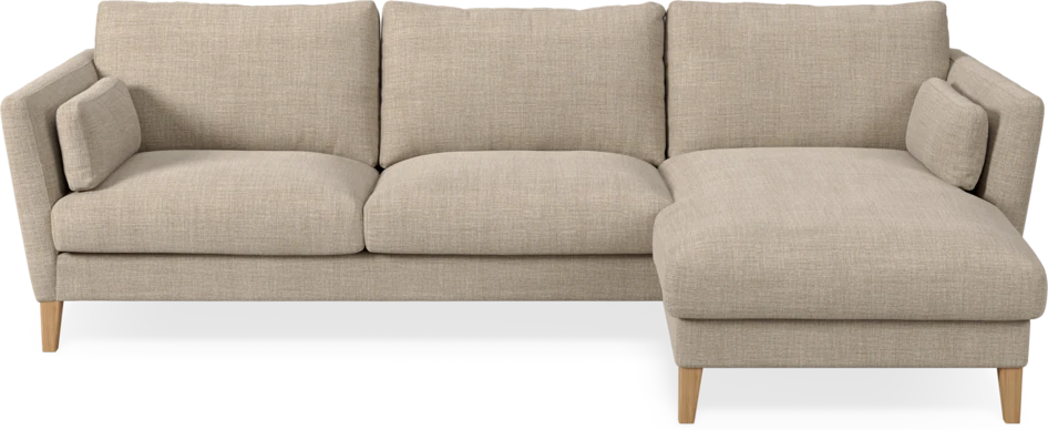 Winston - 3-sits soffa med schäslong, vändbar - Beige