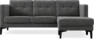 Rio - 3-sits soffa med schäslong höger - Grå