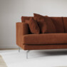 Harper - 3-sits soffa med divan vänster - Orange