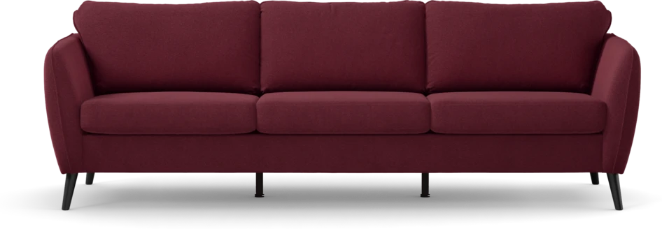 County - 3-sits soffa - Röd