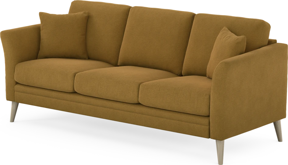 Eden - 3-sits soffa - Gul