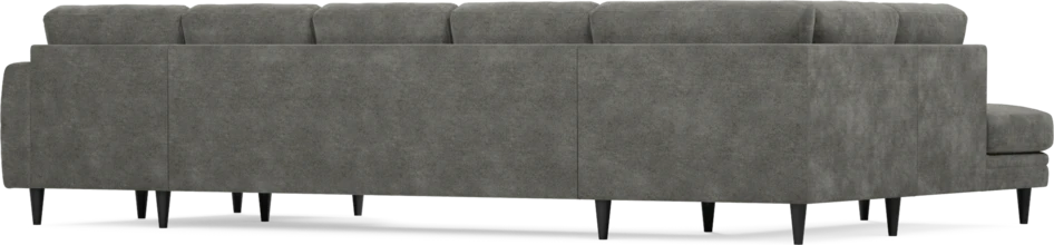 Eden - 3-sits soffa med divan vänster och schäslong höger - Grå