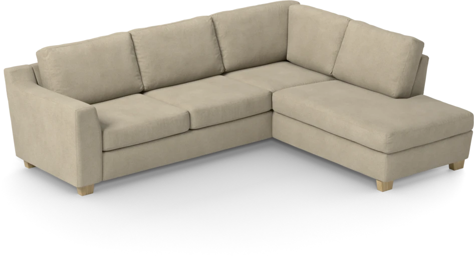 Friday - 2,5-sits soffa med divan höger - Beige
