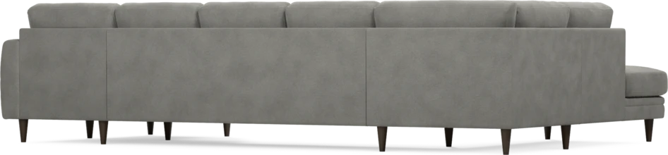 Eden - 3-sits soffa med divan vänster och schäslong höger - Grå