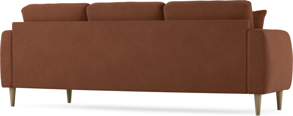 Eden - 3-sits soffa svängd - Orange