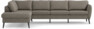 County - 3-sits soffa med divan vänster - Brun