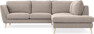 Madison - 2-sits soffa med divan höger - Beige
