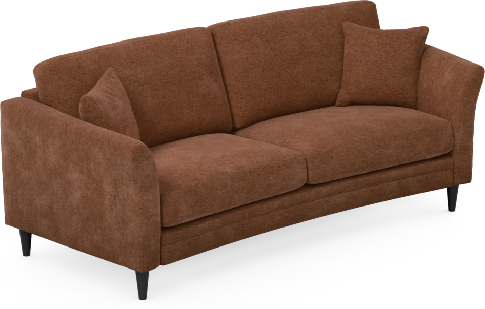 Eden - 2,5-sits soffa svängd - Orange