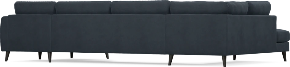 Bridge - 3-sits soffa med divan vänster och schäslong höger - Blå