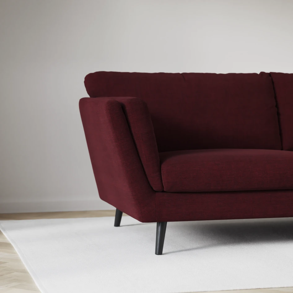 Madison Lux - Hörnsoffa 2+3-sits, hörn 2 - Röd