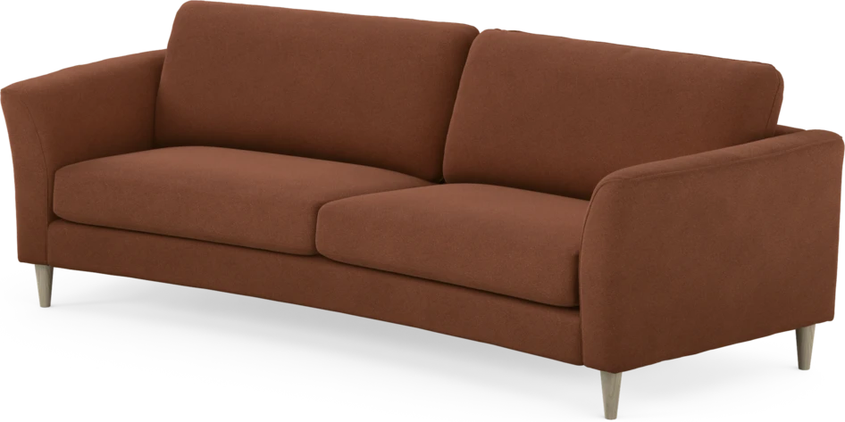 Bridge - 3-sits soffa svängd - Orange