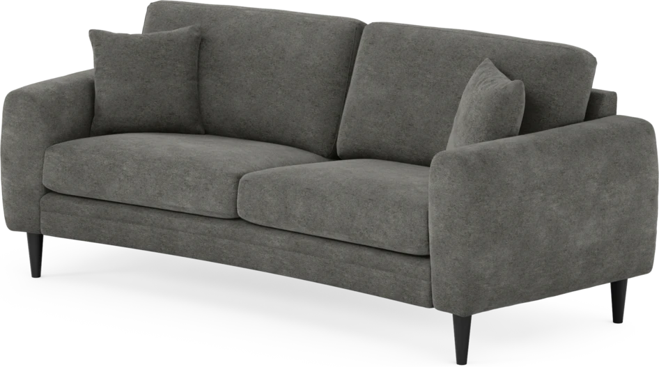 Eden - 2,5-sits soffa svängd - Grå