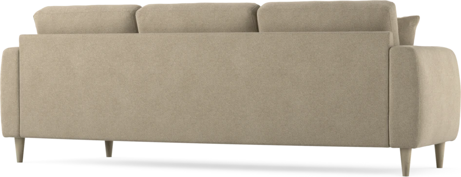 Eden - 3-sits soffa svängd - Beige