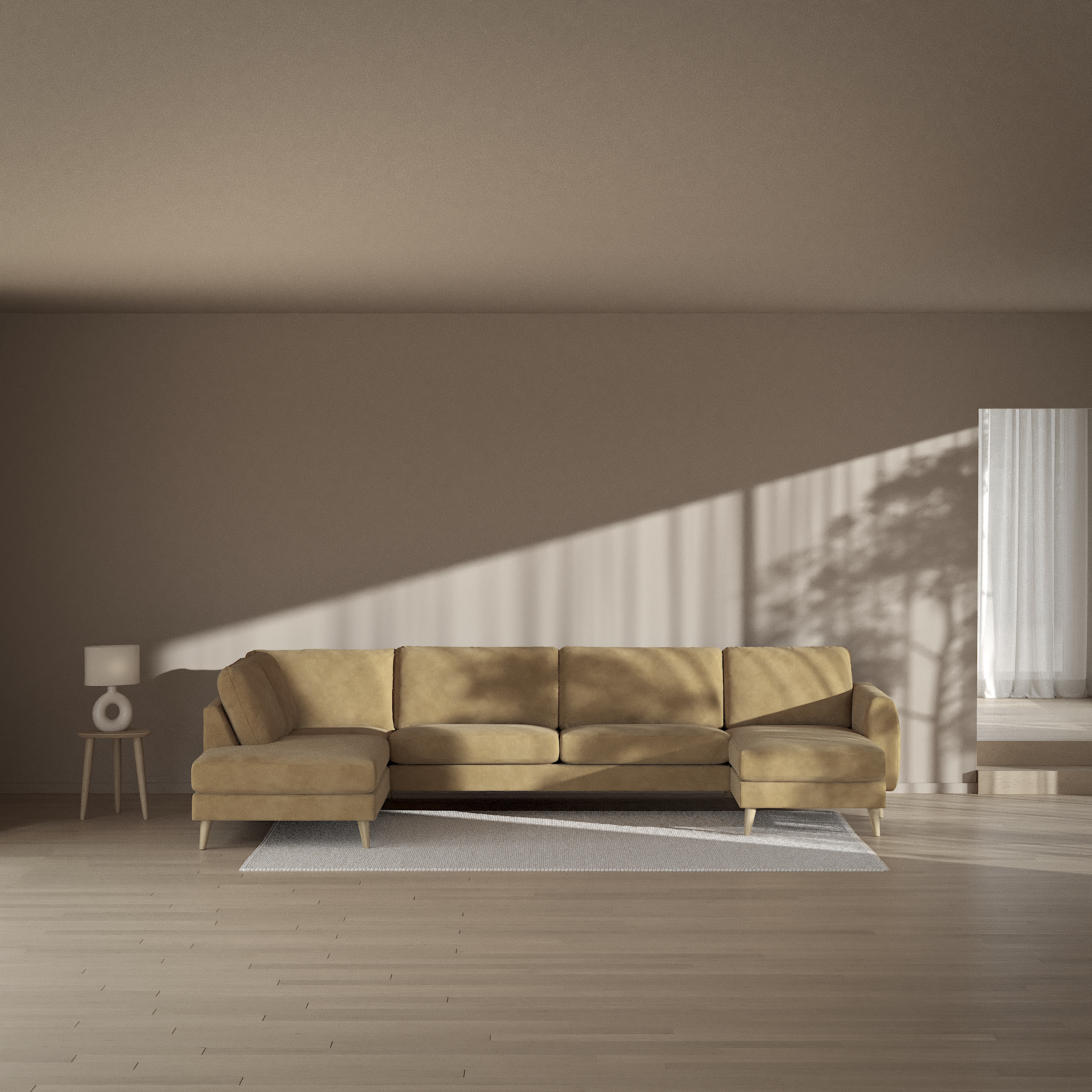 Bridge - 3-sits soffa med divan vänster och schäslong höger - inspiration