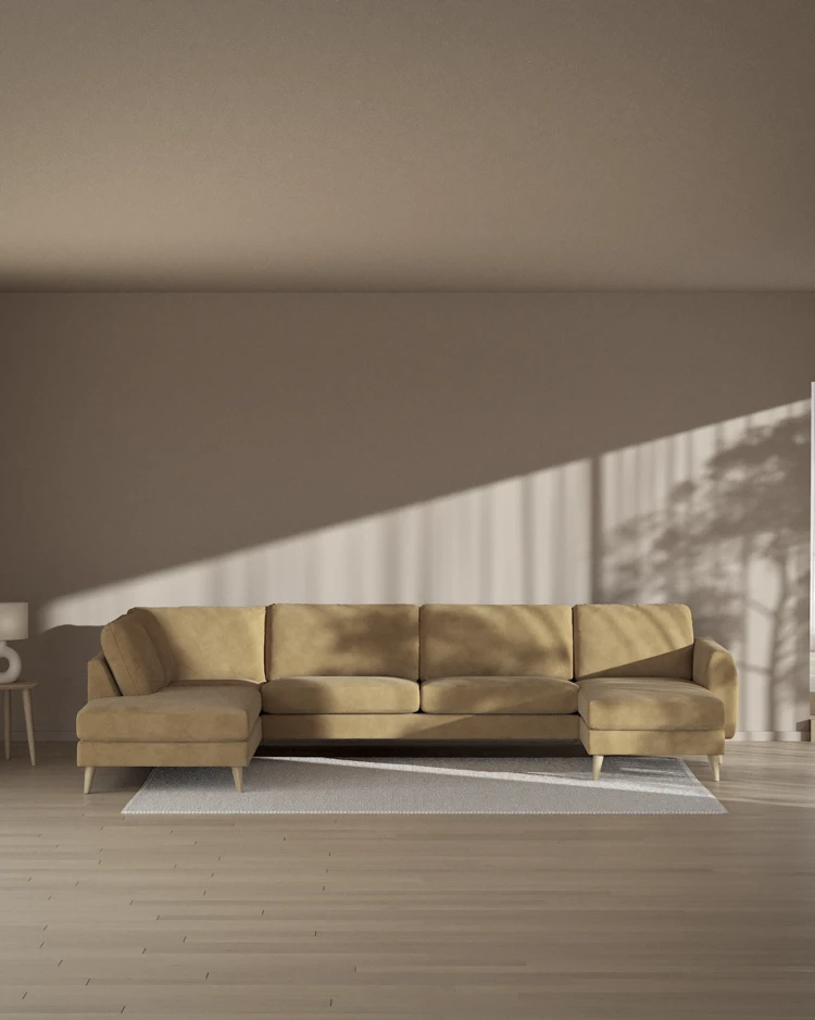 Bridge - 3-sits soffa med divan vänster och schäslong höger - inspiration