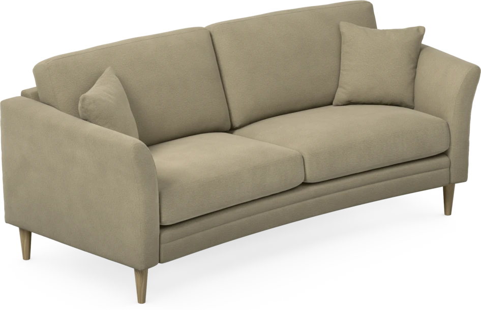 Eden - 2,5-sits soffa svängd - Beige