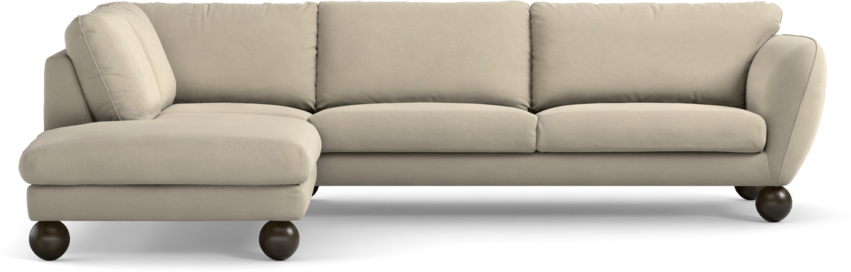 Madison Lux - 3-sits soffa med divan vänster - Beige