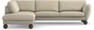 Madison Lux - 3-sits soffa med divan vänster - Beige