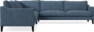 Winston - Hörnsoffa, 2+3-sits - Blå
