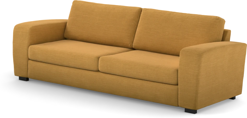 Friday - 3-sits soffa - Gul