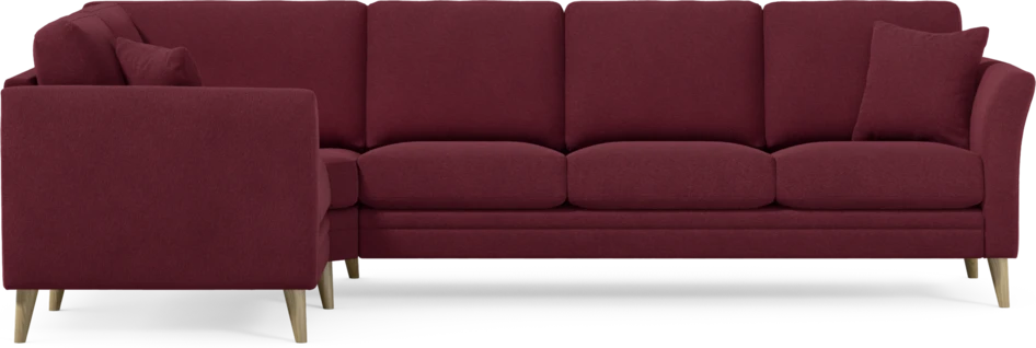 Eden - Hörnsoffa, 1+3-sits - Röd