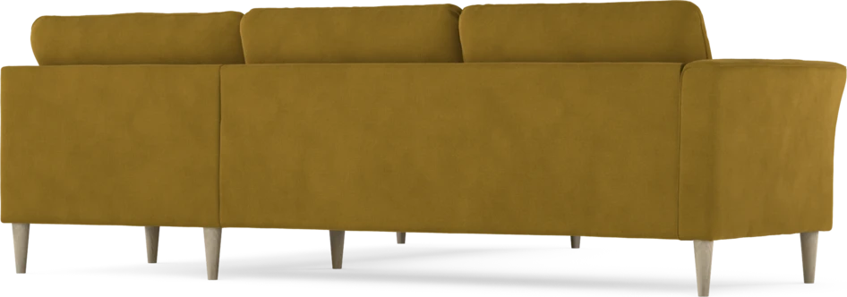 Bridge - Hörnsoffa, 2+2-sits - Gul