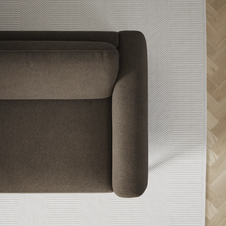 Bridge - 4-sits soffa - Brun
