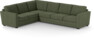 Friday - Hörnsoffa, 2+3-sits - Grön