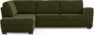 Friday - 2,5-sits soffa med divan vänster - Grön