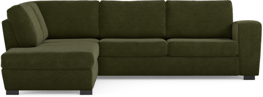 Friday - 2,5-sits soffa med divan vänster - Grön