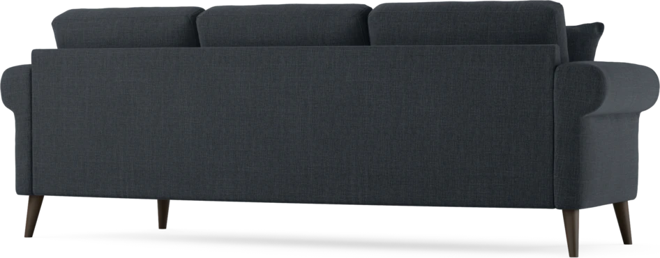 Eden - 3-sits soffa svängd - Blå