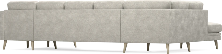 Eden - 3-sits soffa med divan vänster och schäslong höger - Grå