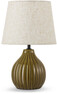 Jill - Bordslampa, H33.5 Ø21.5 cm - Grön