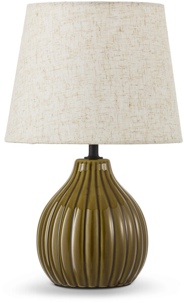 Jill - Bordslampa, H33.5 Ø21.5 cm - Grön