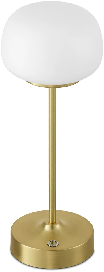 Lisa - Portabel bordslampa H28 Ø10,5 cm - Gul