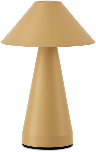 Sigge - Portabel bordslampa H23 Ø14,5 cm - Gul