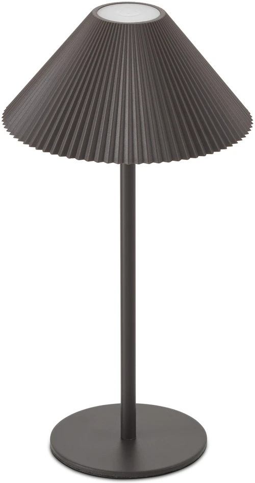 Ivy - Portabel bordslampa H28 Ø14,5 cm - Grå