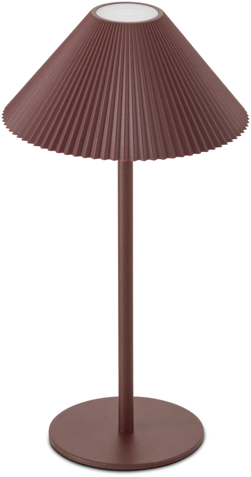 Ivy - Portabel bordslampa H28 Ø14,5 cm - Röd