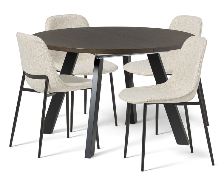 Nomad - Matgrupp med 4 stolar Melic - Beige