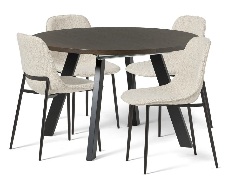 Nomad - Matgrupp med 4 stolar Melic - Beige