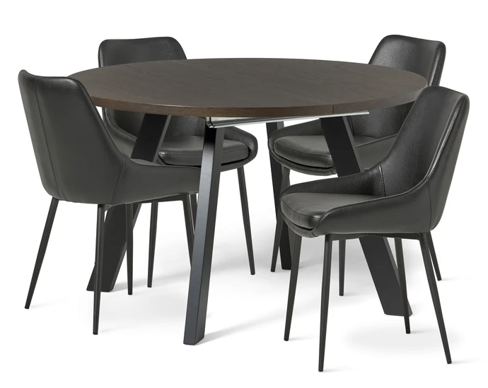 Nomad, Matgrupp med 4 stolar Leon