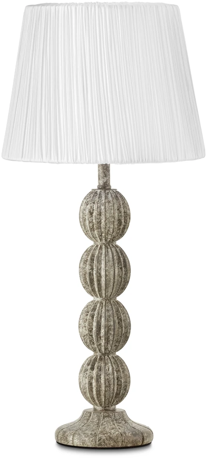 Maud - Bordslampfot, H34 Ø9,5 cm - Grå