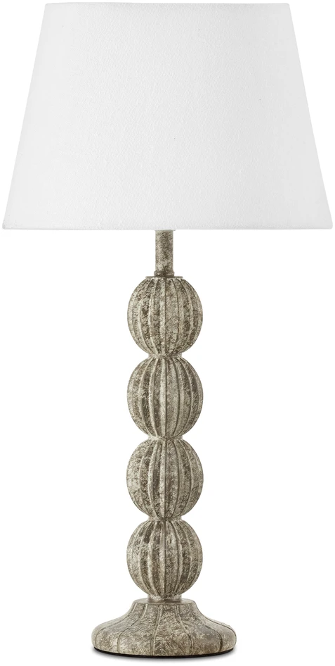 Maud - Bordslampfot, H34 Ø9,5 cm - Grå
